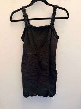 Urban Outfitters Black Textured Strap Detail
